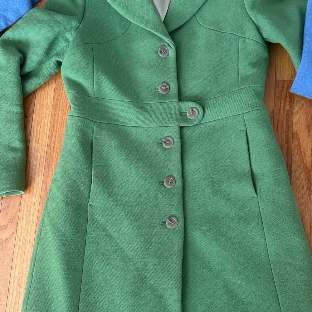 Green JCrew winter jacket size 6 - Picture 8 of 9